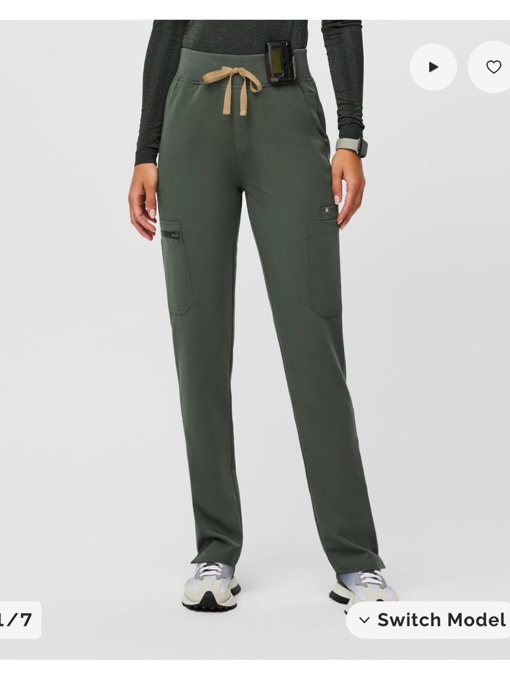 Figs Yola high-rise slim